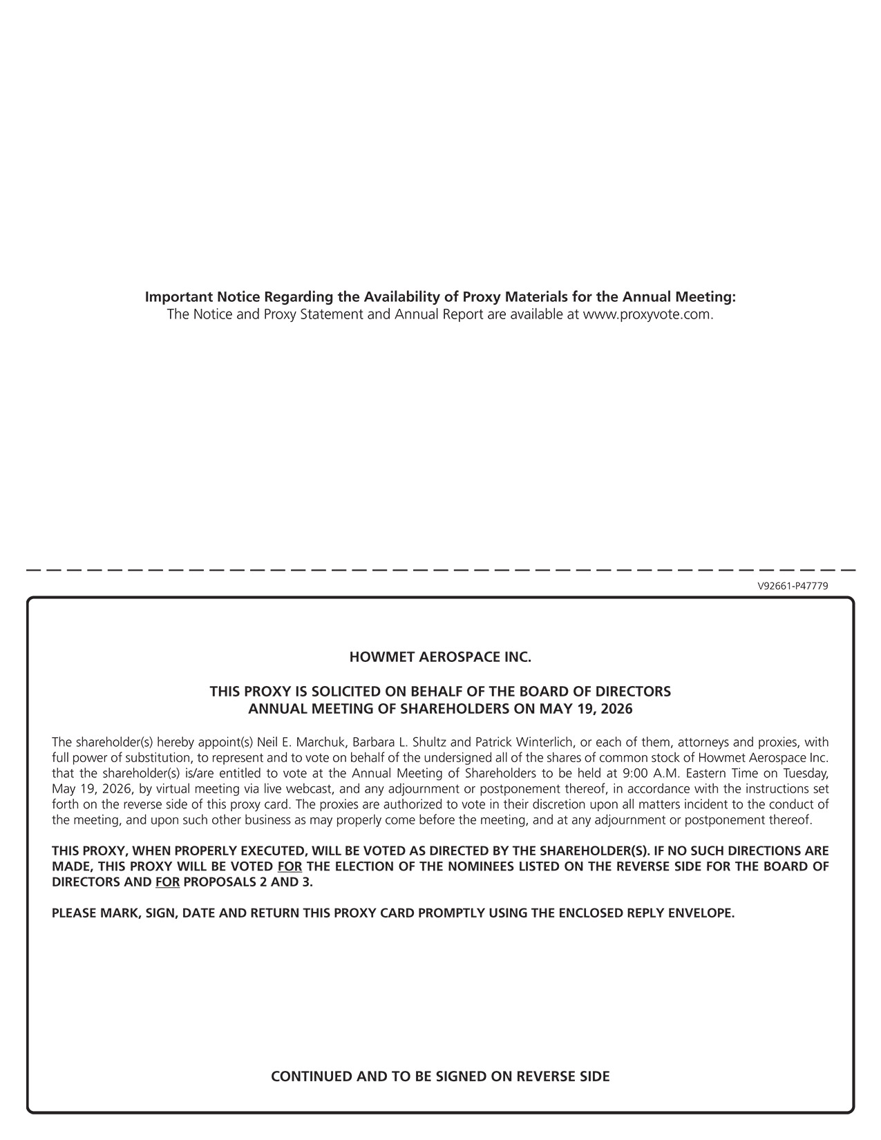 [MISSING IMAGE: px_26howmetproxy1pg02-bw.jpg]