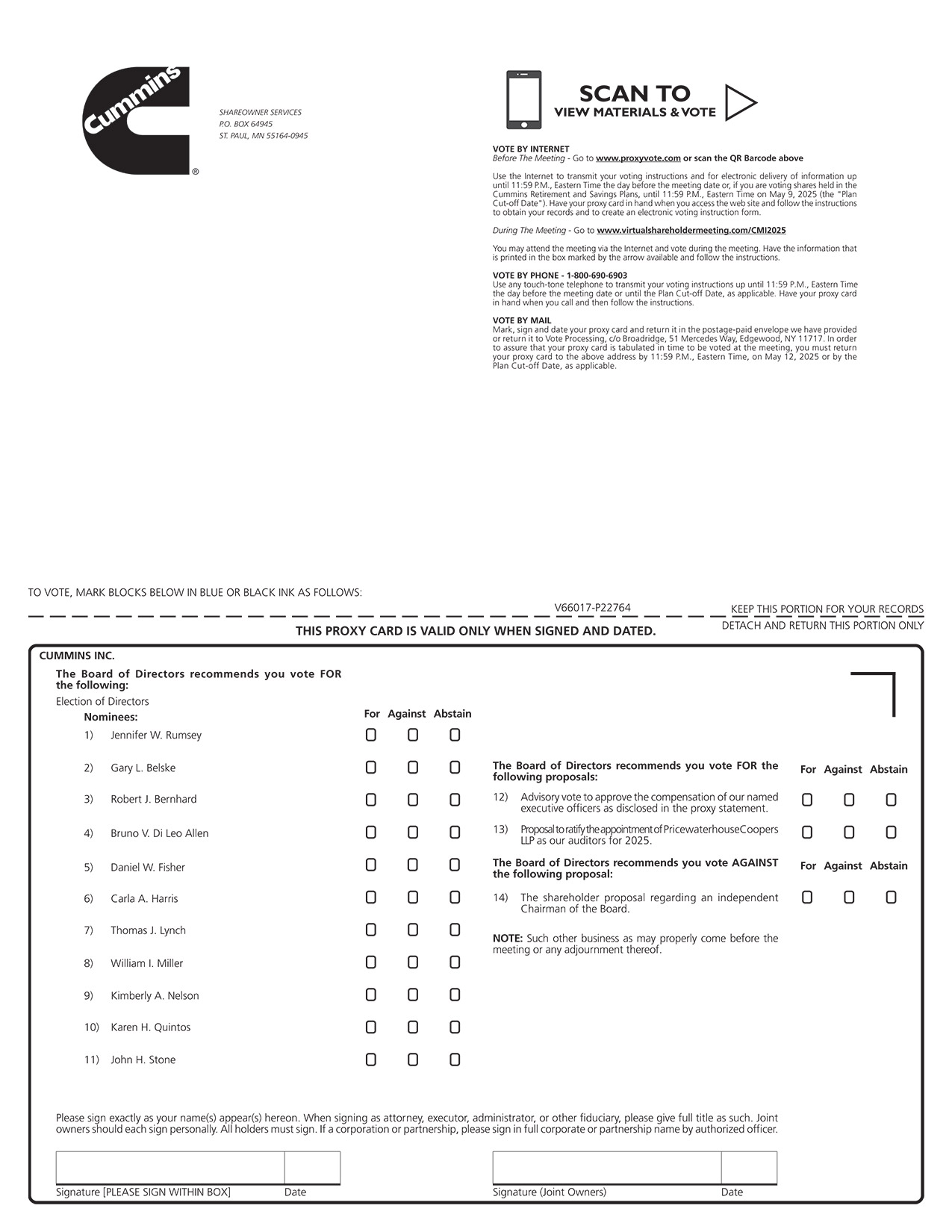 [MISSING IMAGE: px_25cumminsproxy01pg01-bw.jpg]