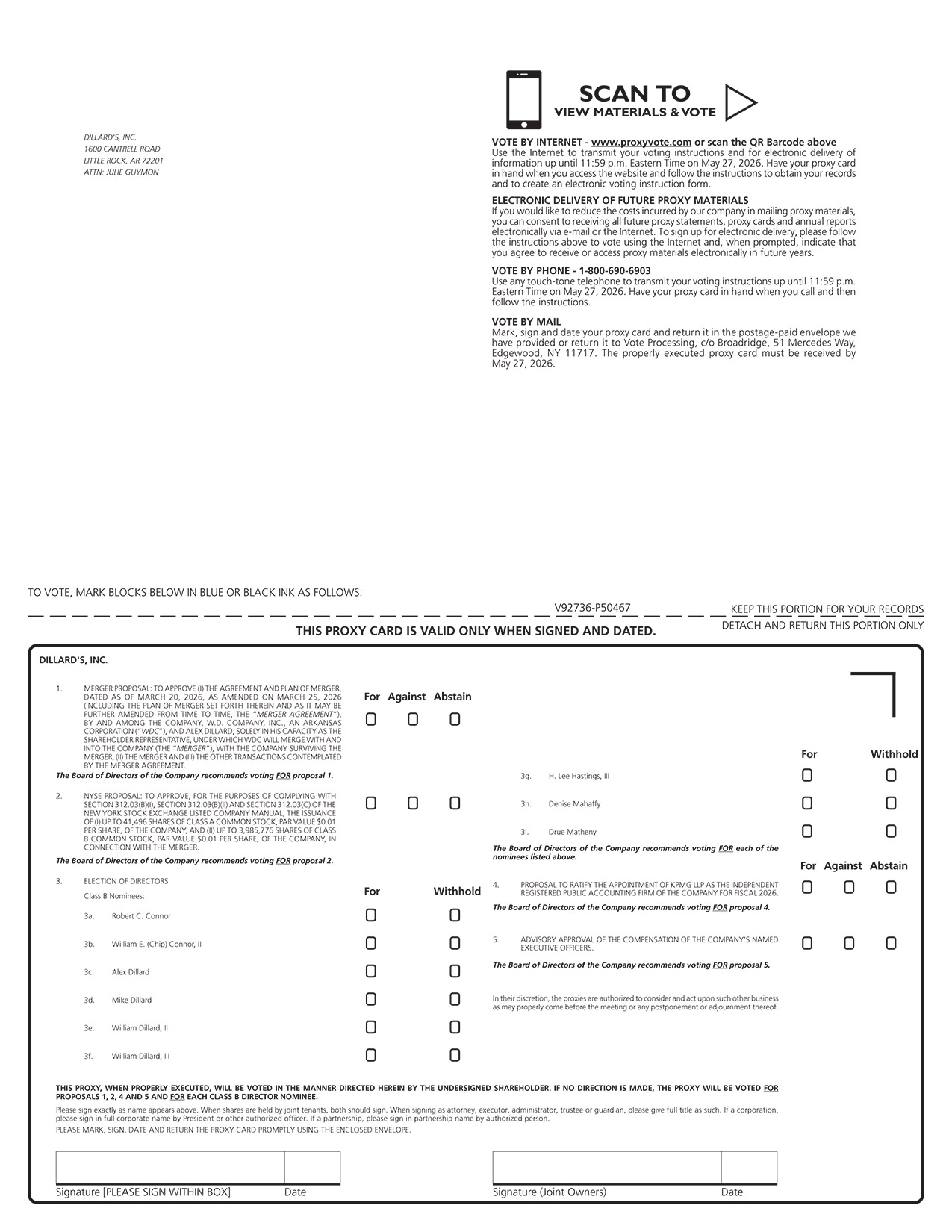 [MISSING IMAGE: px_26dillardsproxy02pg01-bw.jpg]