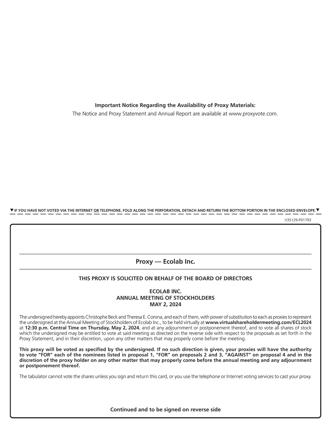 [MISSING IMAGE: px_24ecolabproxy1pg02-bw.jpg]