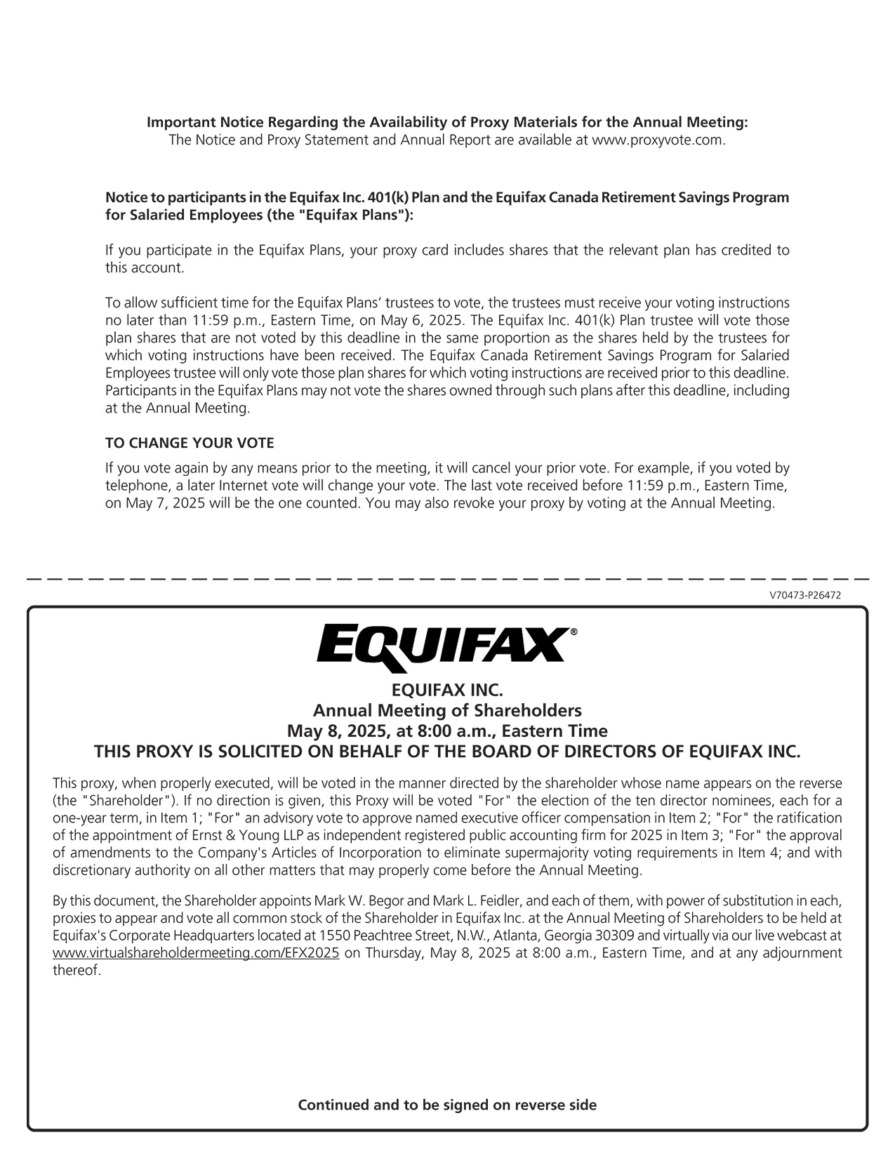 [MISSING IMAGE: px_25equifaxproxy1pg02-bw.jpg]
