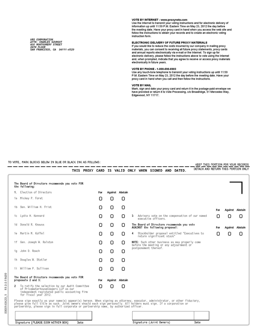 Proxy Card Page 1