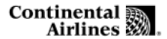 (CONTINENTAL AIRLINES LOGO)