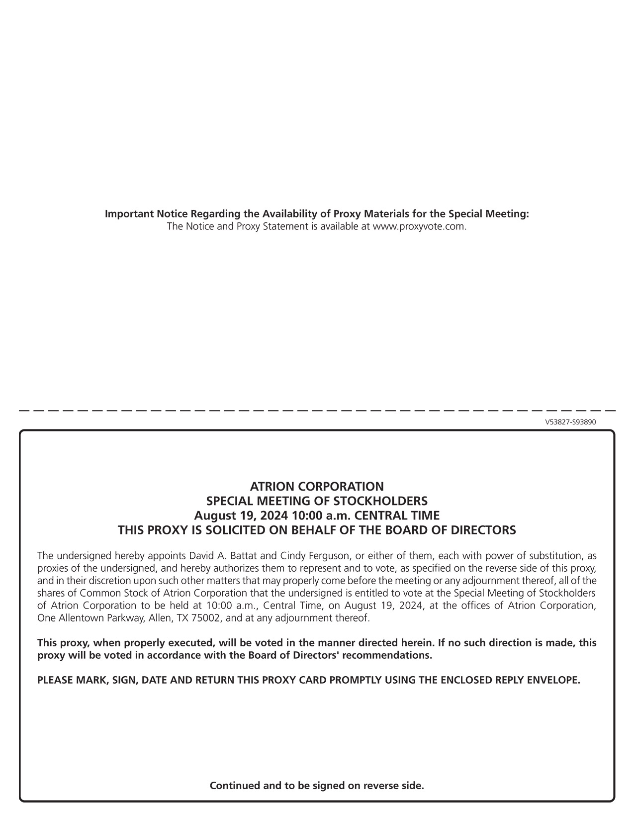 [MISSING IMAGE: px_atrioncorpproxy1pg02-4c.jpg]