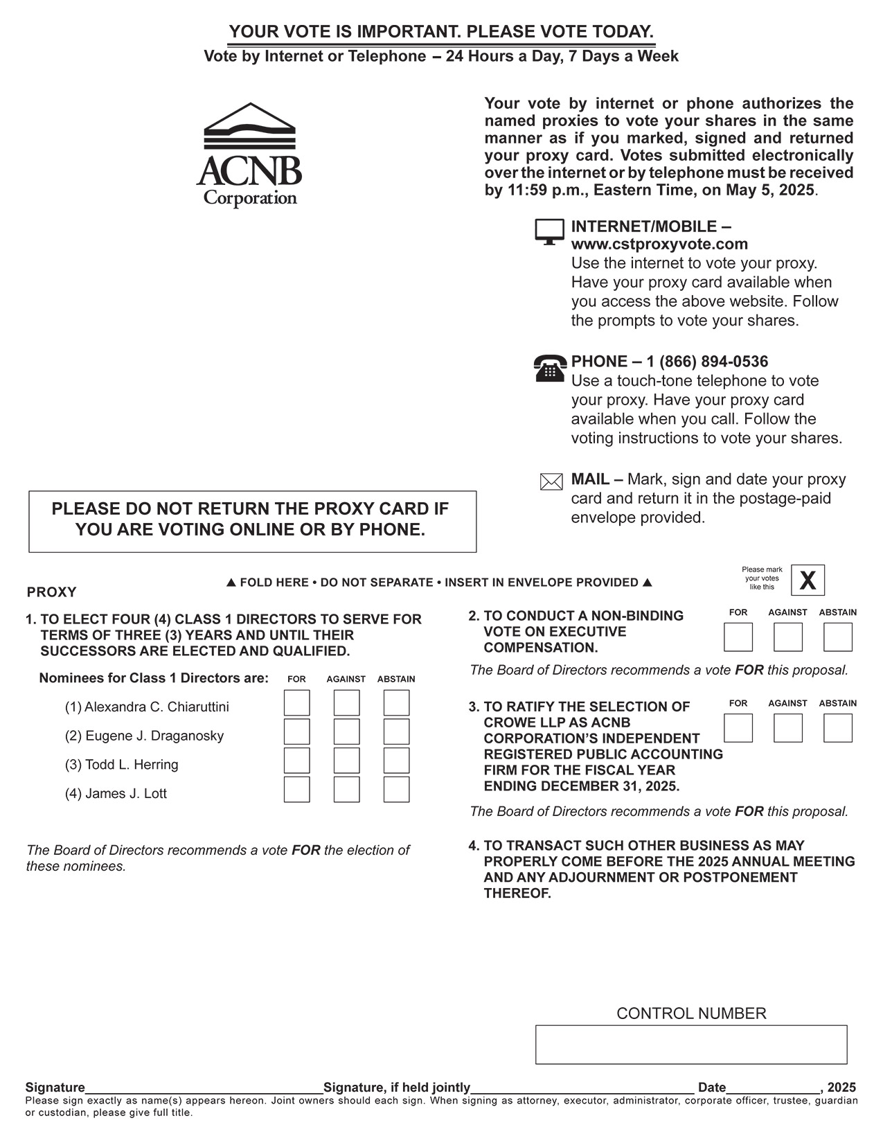[MISSING IMAGE: px_25acnbproxy01pg1-bw.jpg]