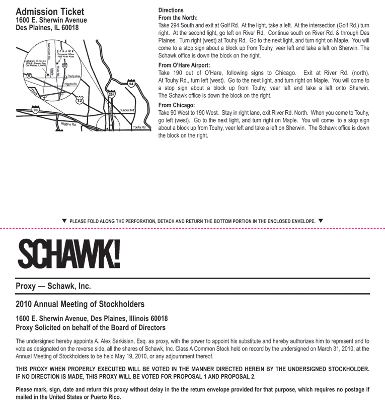 (PROXY CARD)