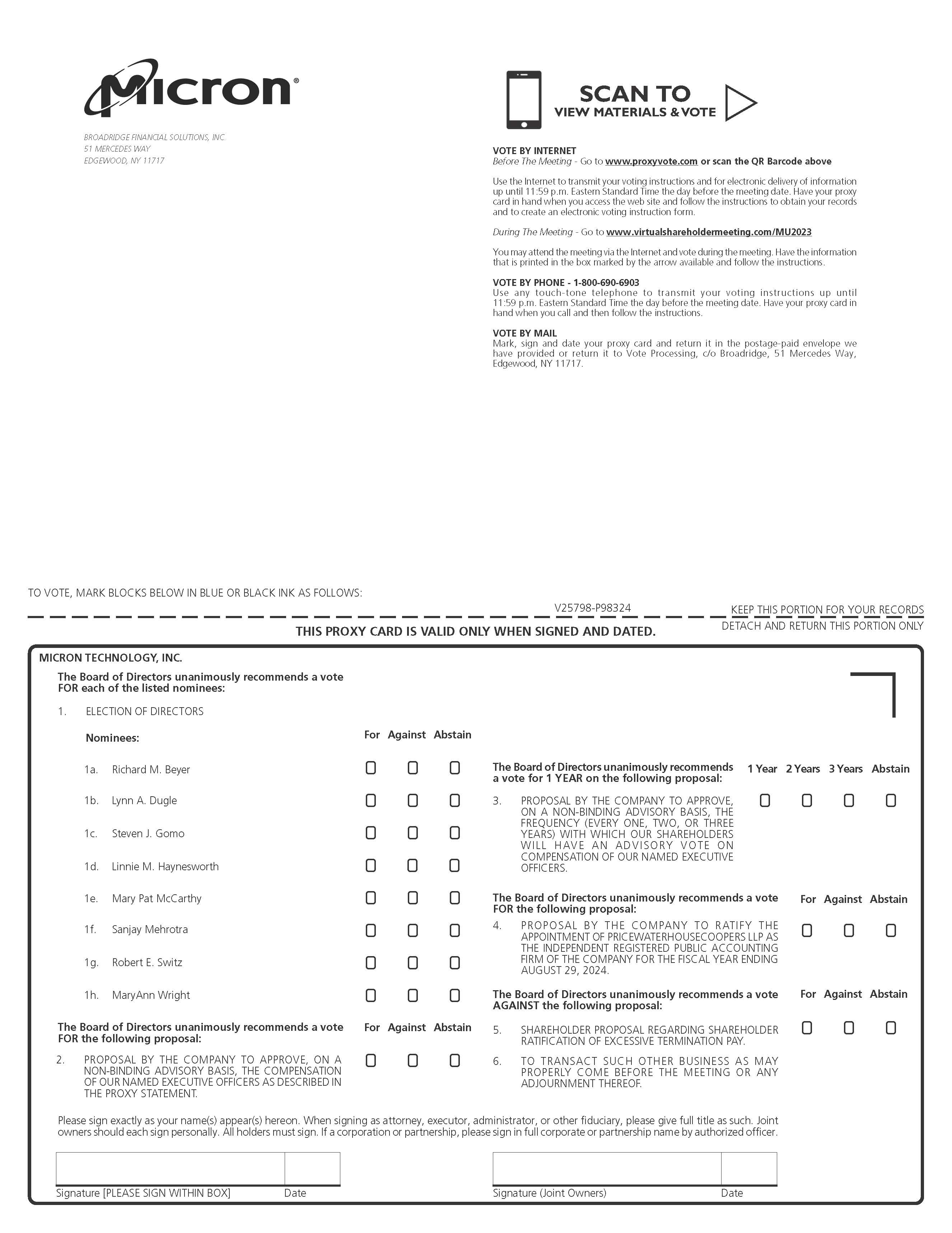 MICRON TECHNOLOGY Proxy Card pg 1.jpg