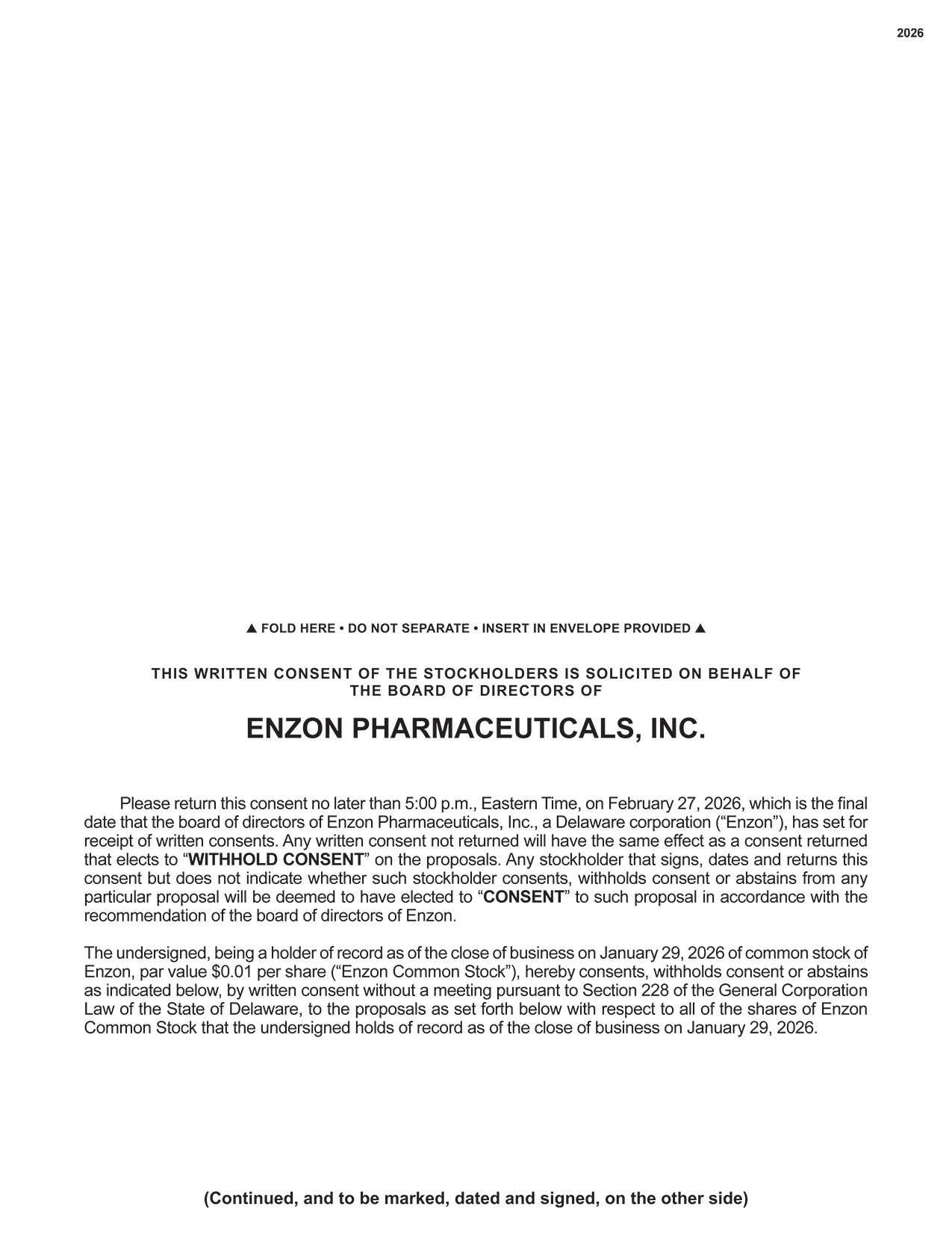 [MISSING IMAGE: px_26enzonproxy01pg02-bw.jpg]