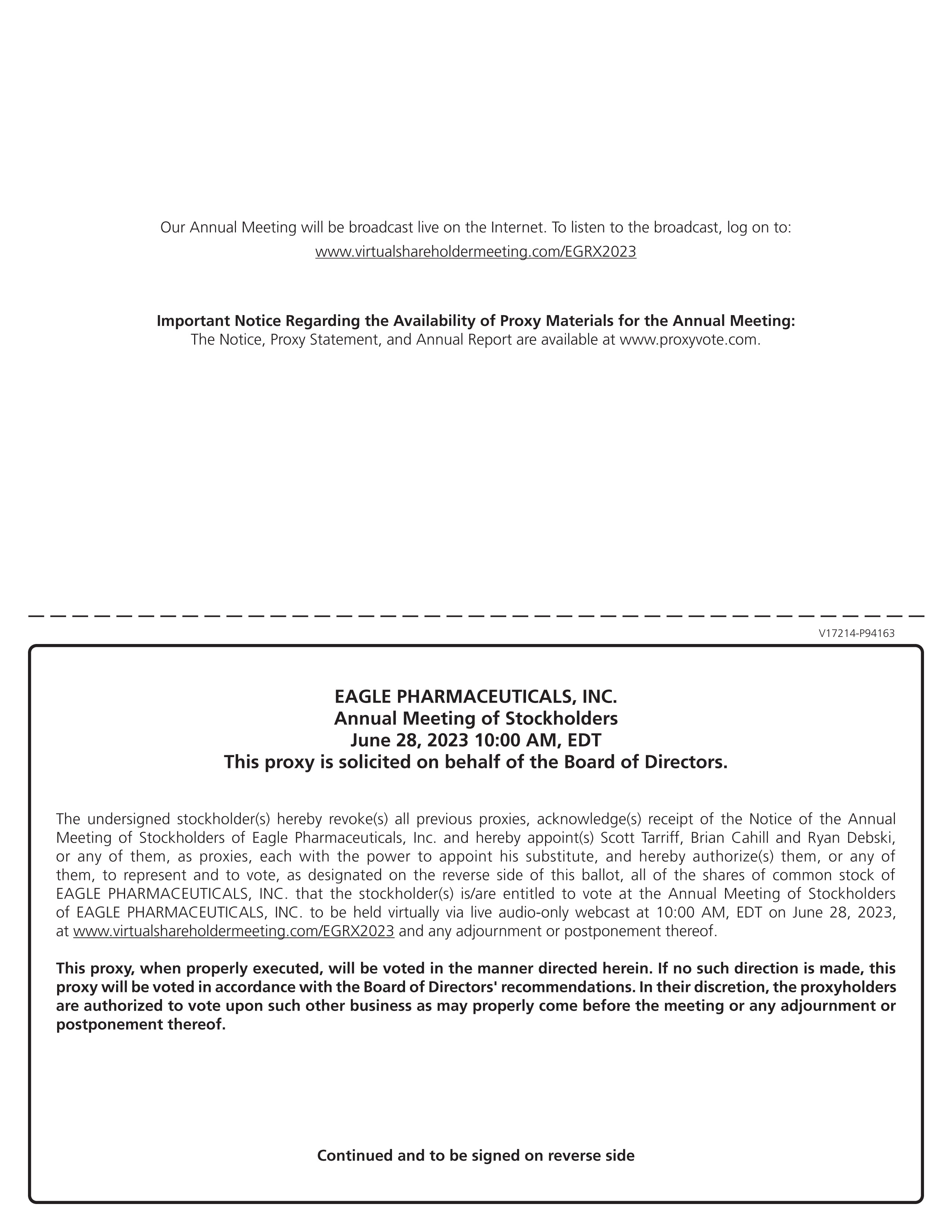 [MISSING IMAGE: px_eagleannualmeeting02-bw.jpg]