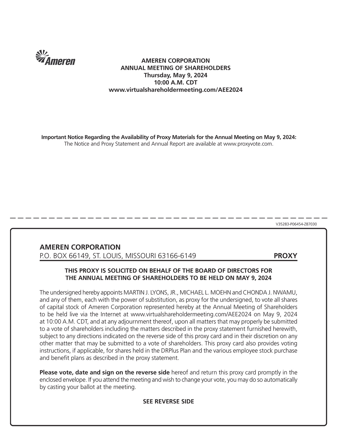 [MISSING IMAGE: px_24amerenproxy01pg02-bw.jpg]