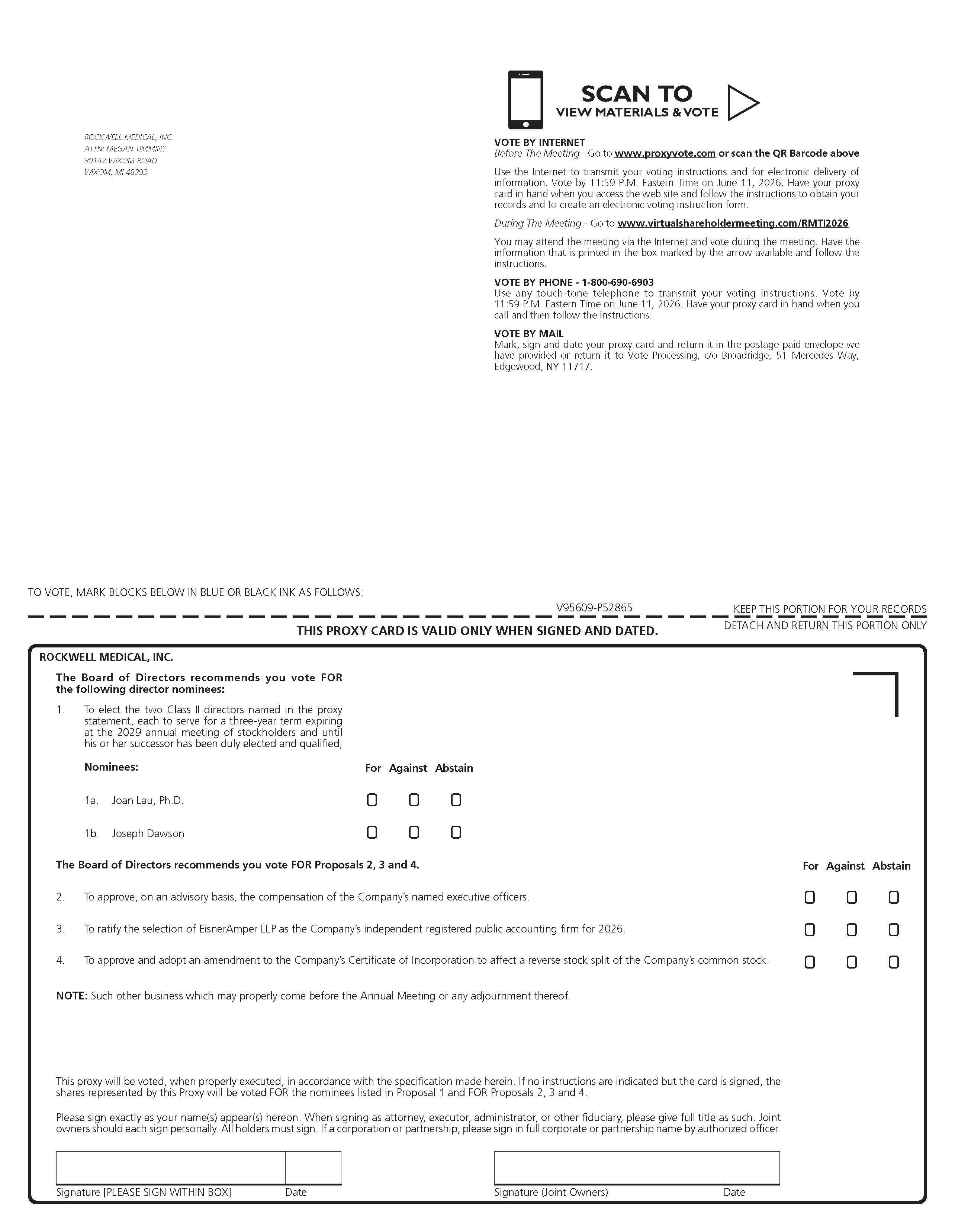 Rockwell Medical 2026 PRELIMINARY PROXY STATEMENT - FINAL_Page_1.jpg