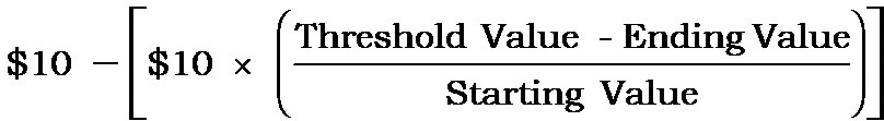 A mathematical formula