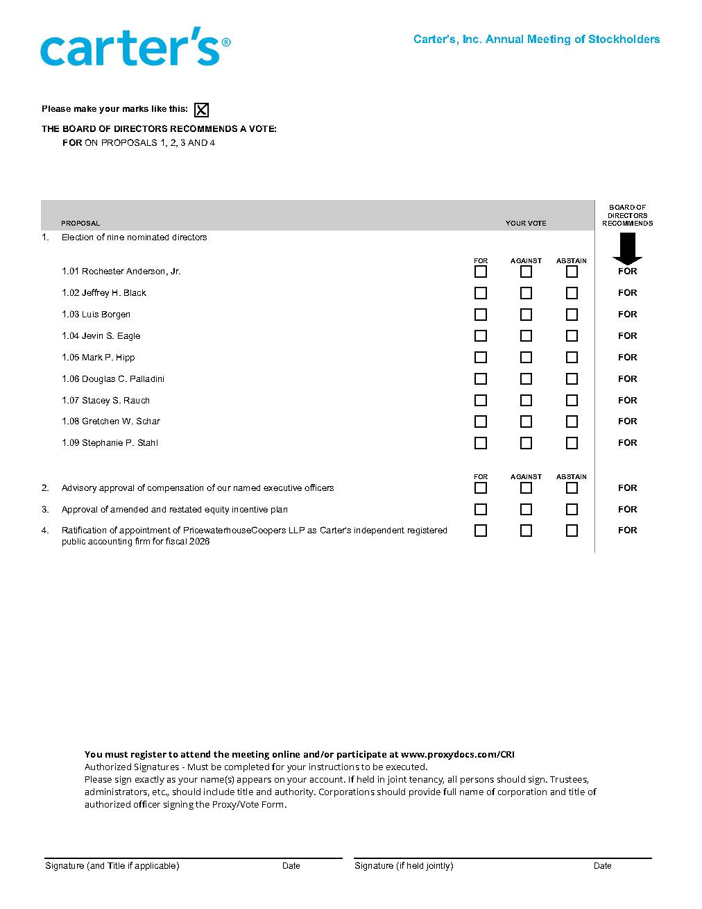 Carters Inc. Proxy Card Page_2.jpg