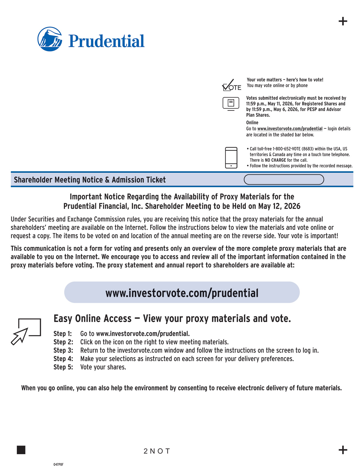 [MISSING IMAGE: px_prudential26noticpg01-4c.jpg]