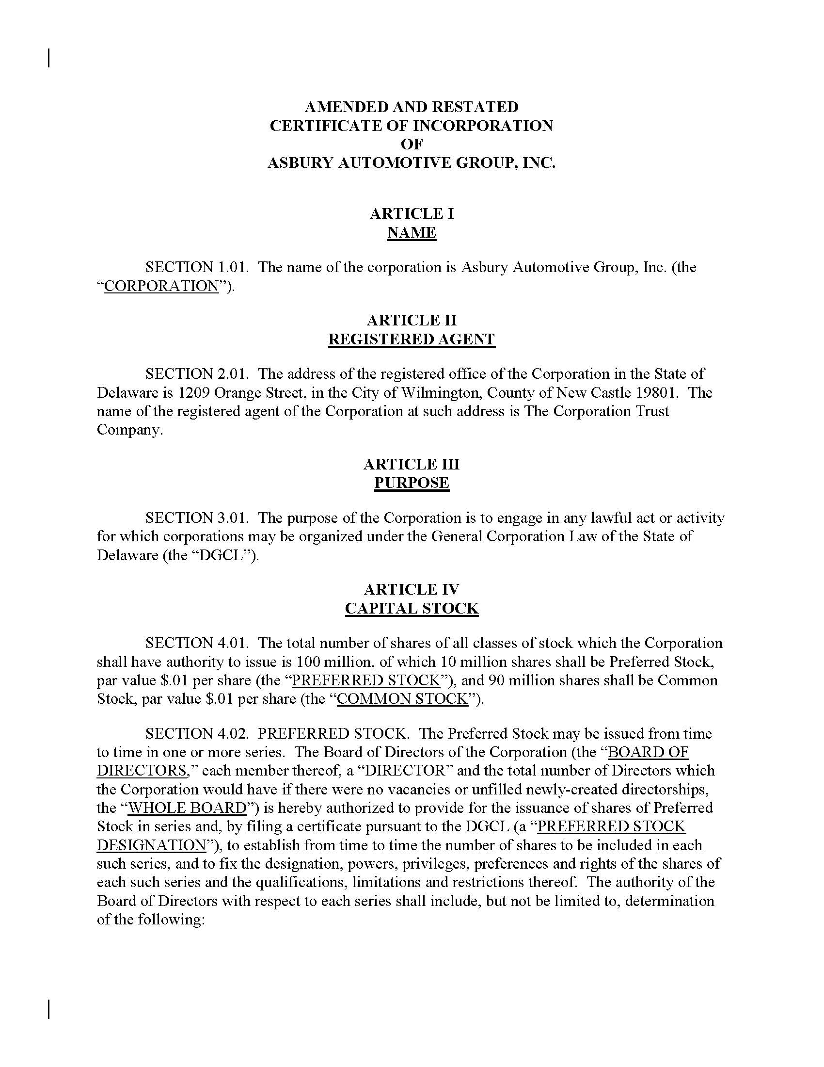 Appendix B - Amended and Restated Certificate of Incorporation_Page_1.jpg