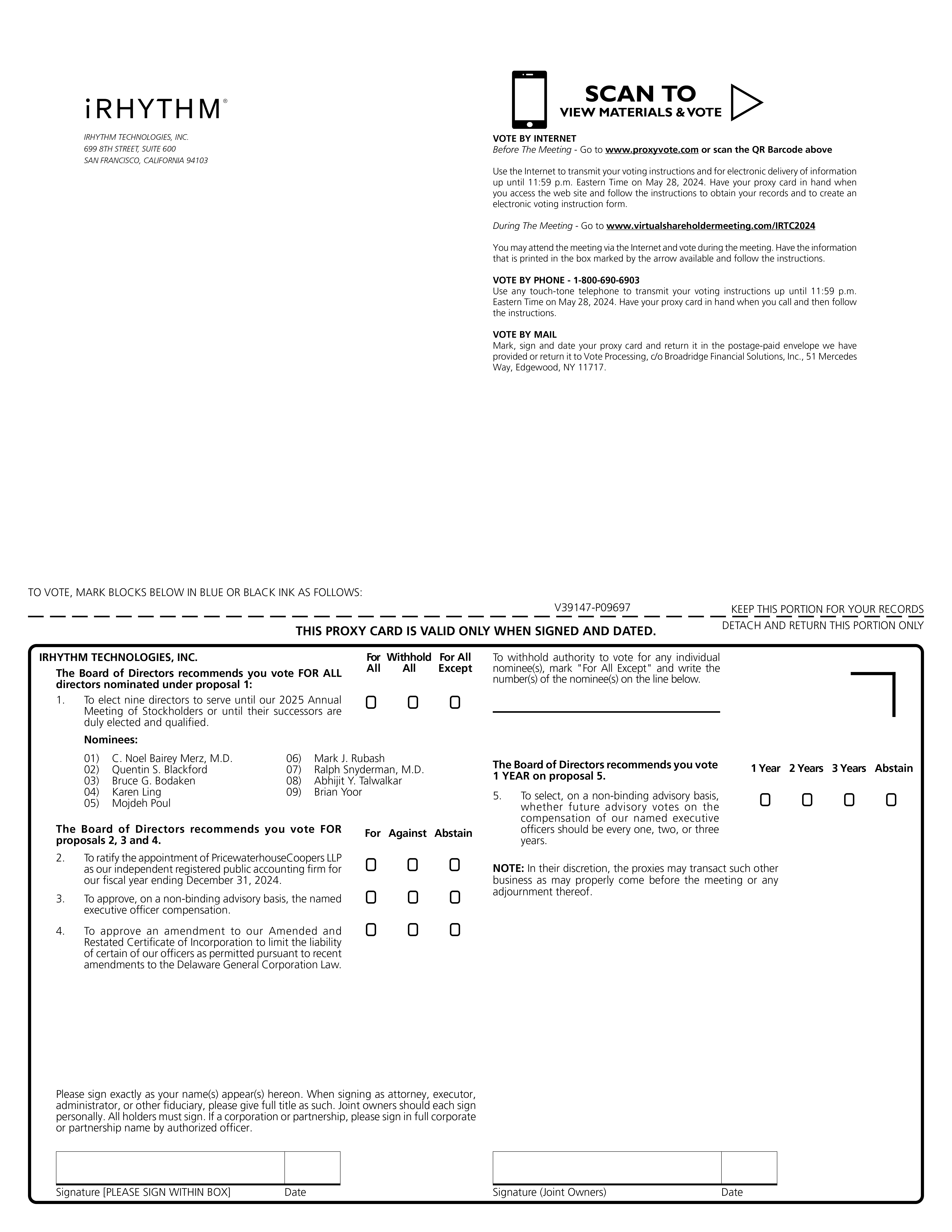 IRHYTHM TECHNOLOGIES, INC._V_PRXY_GT20_P09697_24(#77408) - Page 1.jpg