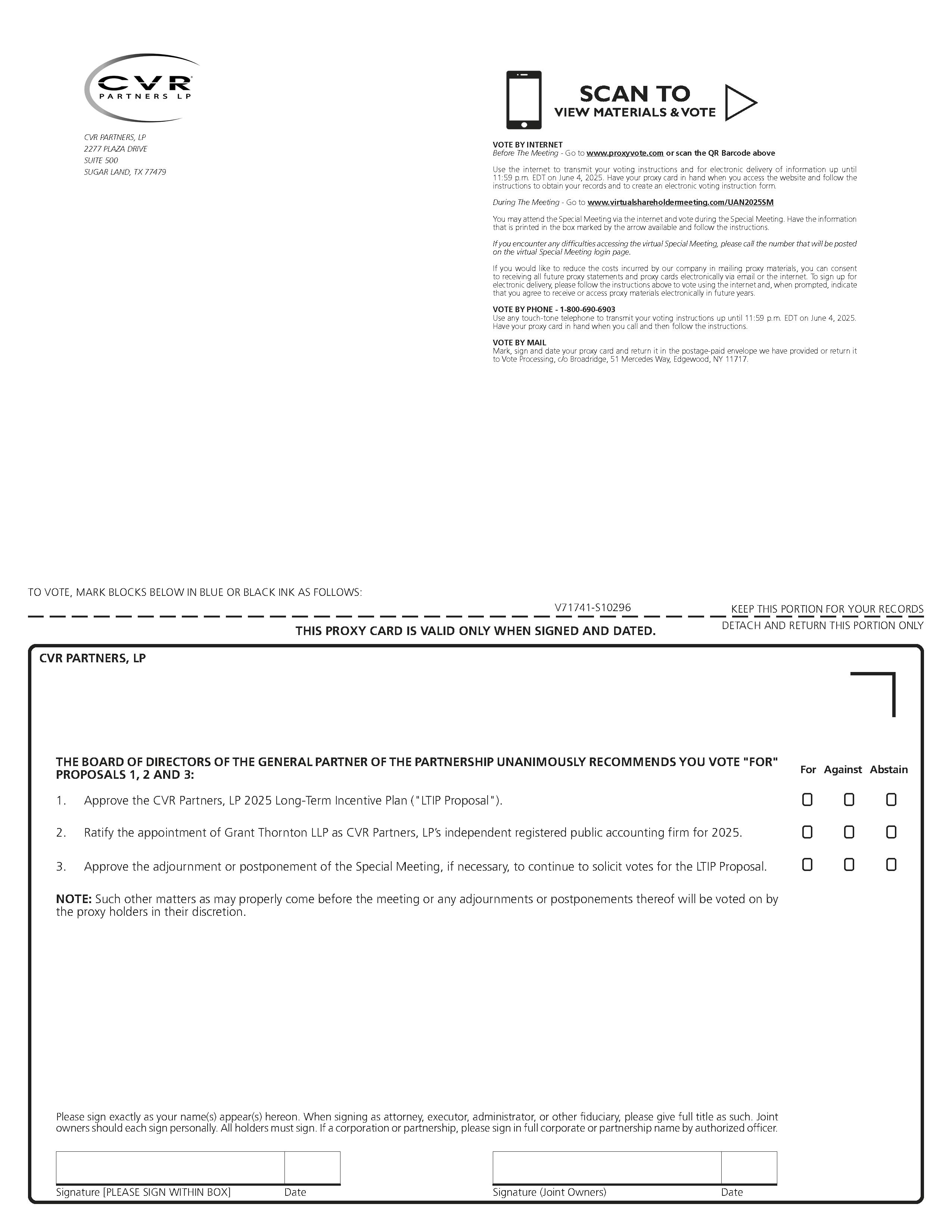 CVR PARTNERS LP Proxy Card 2025_1.jpg