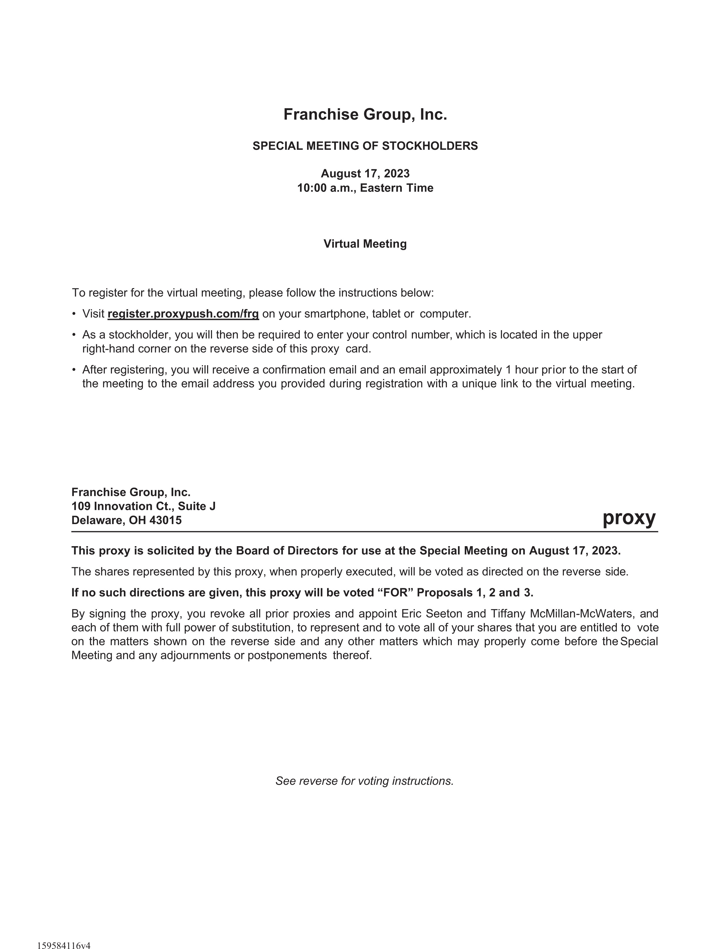 [MISSING IMAGE: px_franchiseproxy1pg02-bw.jpg]