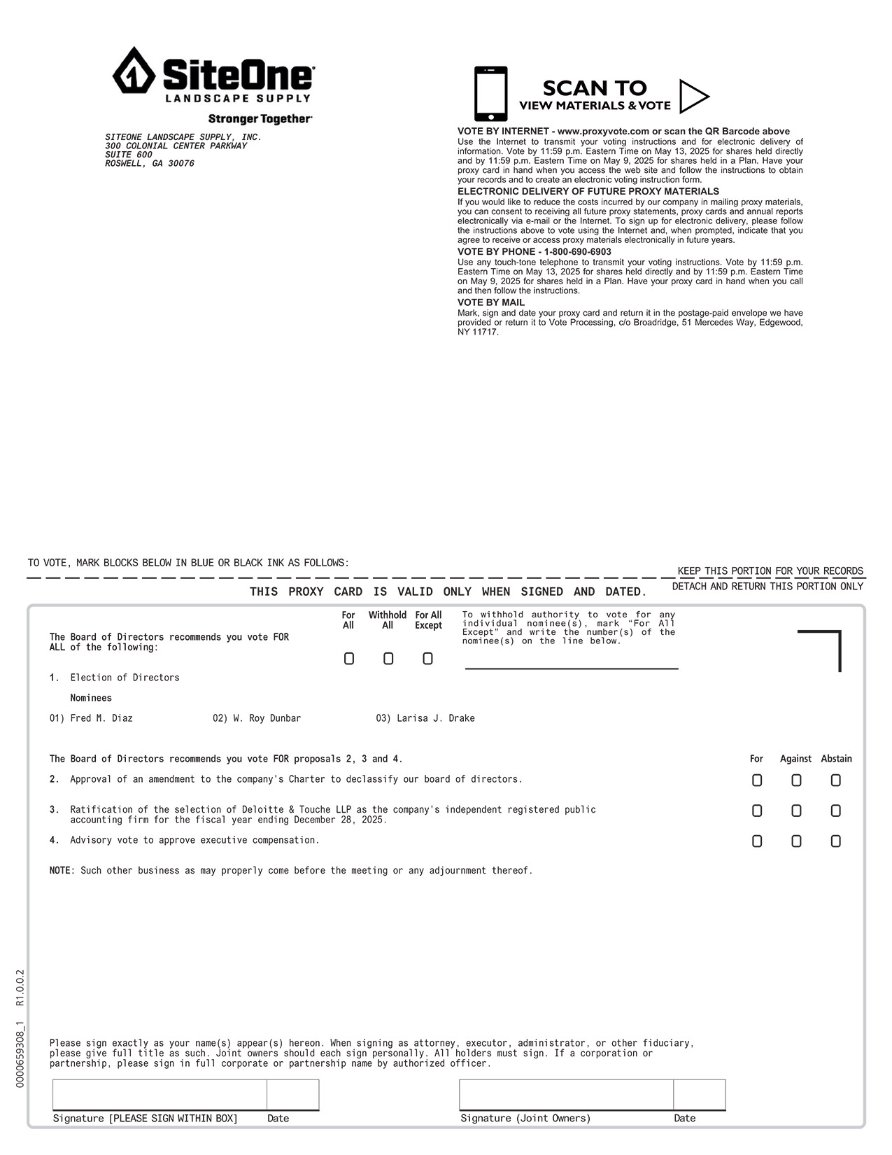 [MISSING IMAGE: px_25siteoneannualmeetp1-bw.jpg]