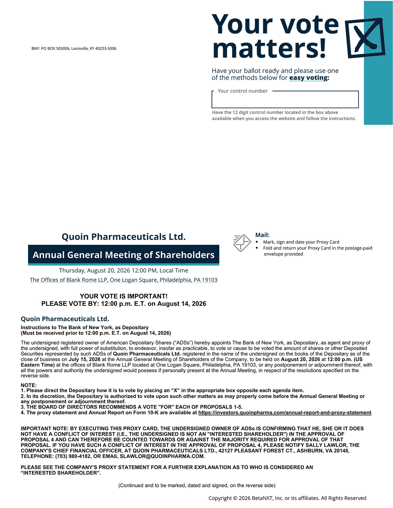 [MISSING IMAGE: px_26quoinproxy1pg01-4c.jpg]